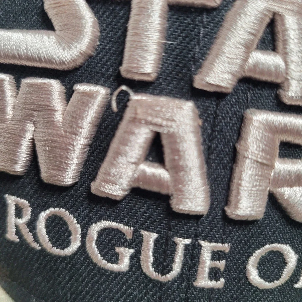 New Era 9FIFTY Star Wars Rogue One Snapback Hat Black Flat Brim Movie Promo OSFM